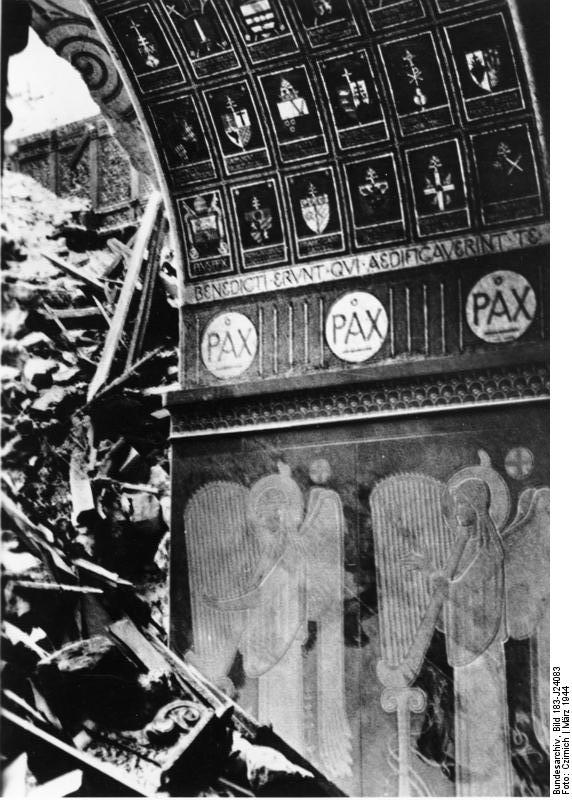 Monte Cassino, Basilika, Zerstörungen