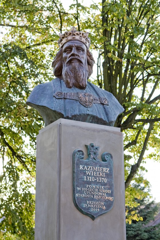 Pomnik_krola_Kazimierza_Wielkiego_Brzozow