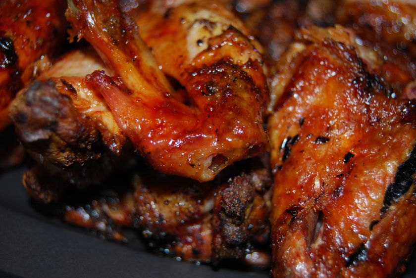 miodowe skrzydełka kurczaka