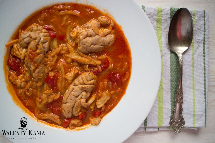 Flaki z mózgiem po węgiersku